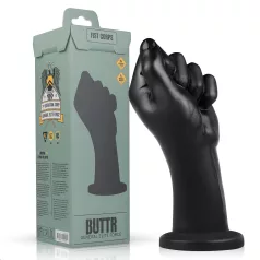 BUTTR Fist Corps - fisting dildo - črna