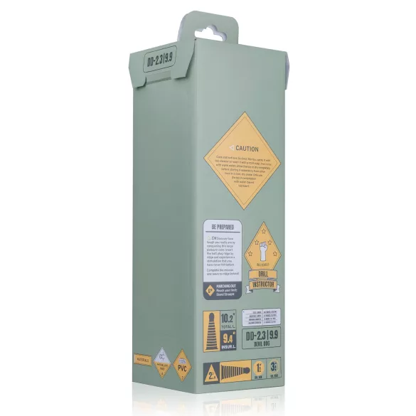 BUTTR Devil Dog - dildo s priseskom - črn