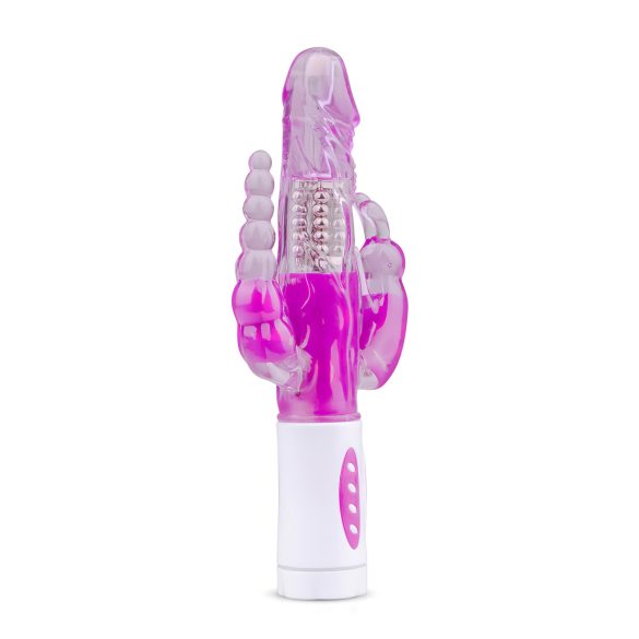 Easytoys Raving Rabbit - 3-kraki vibrator (roza)