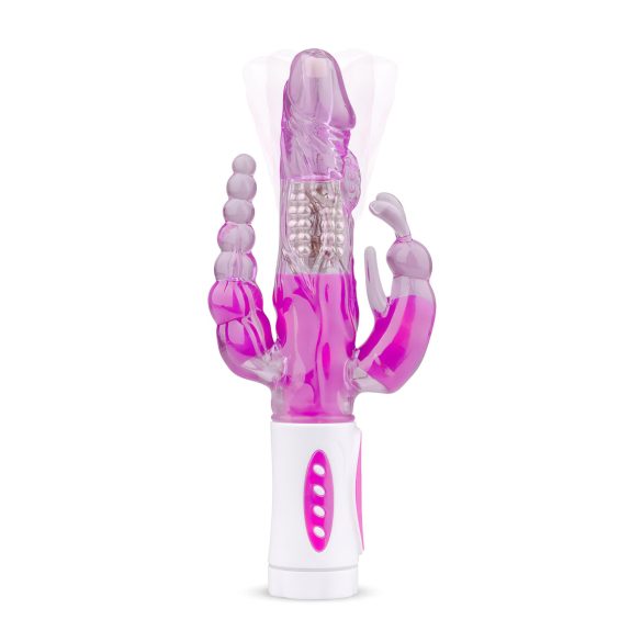 Easytoys Raving Rabbit - 3-kraki vibrator (roza)