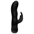 Easytoys Mad Rabbit - vibrator za točko G s stimulatorjem klitorisa - črn