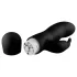 Easytoys Mad Rabbit - vibrator za točko G s stimulatorjem klitorisa - črn