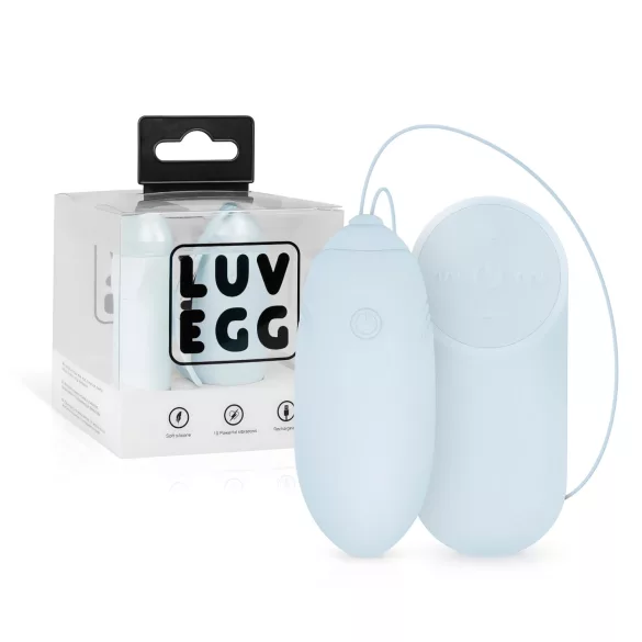 LUV EGG - vibracijsko jajce - polnilno, daljinsko upravljanje - modro