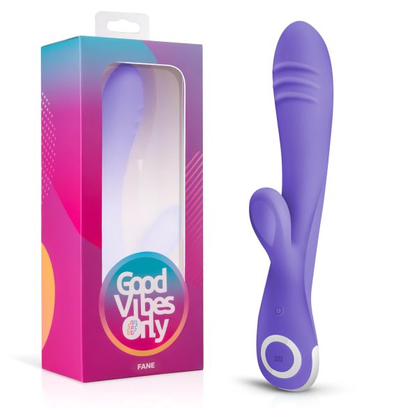 Good Vibes Only Fane Rabbit - vibrator z nastavkom za klitoris (vijoličen)