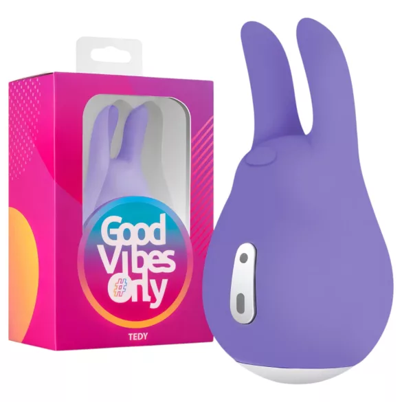Good Vibes Tedy - akumulatorski, zajčji vibrator za klitoris (vijoličen)