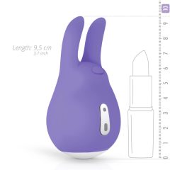  Good Vibes Tedy - Klitoralni vibrator z zajčkom za polnjenje (vijolična)