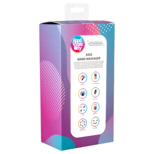 Good Vibes Aida - vibrator za masažo - vodoodporen - turkizna