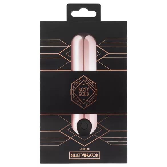 Rosy Gold - mini vibracijski stimulator - polnjenje USB - rožnato zlata