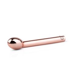   Rosy Gold G-spot - vibrator za točko G, ki ga je mogoče ponovno napolniti (rožnato zlato)