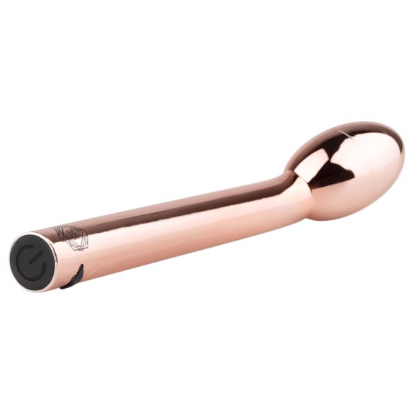 Rosy Gold - G-točka vibrator - polnjenje USB - rožnato zlata barva