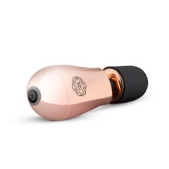   Rosy Gold Mini Wand - masažni vibrator z možnostjo polnjenja (rožnato zlato)