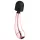 Rosy Gold - masažni vibrator wand mini curve - roza zlata barva