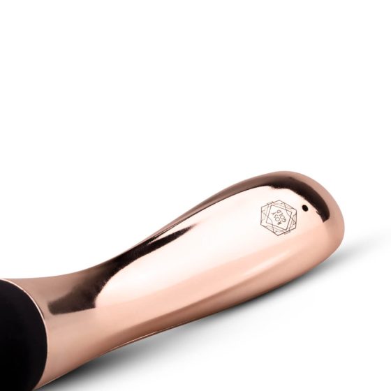Rosy Gold Wand Curve - masažni vibrator z možnostjo polnjenja (rožnato zlato)