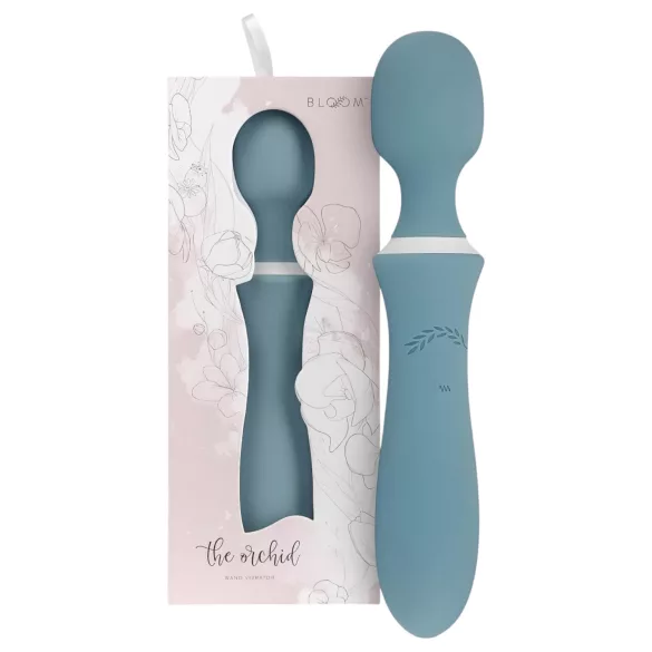 Bloom Orchid Wand - masažni vibrator - polnjenje USB - turkizna