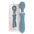 Bloom Orchid Wand - masažni vibrator - polnjenje USB - turkizna