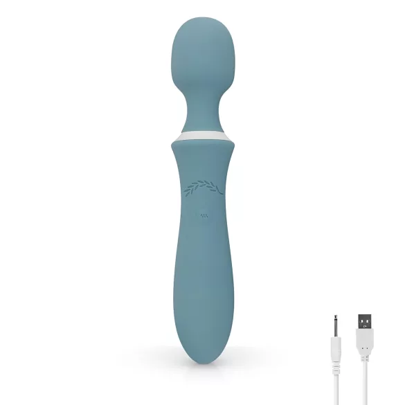 Bloom Orchid Wand - masažni vibrator - polnjenje USB - turkizna