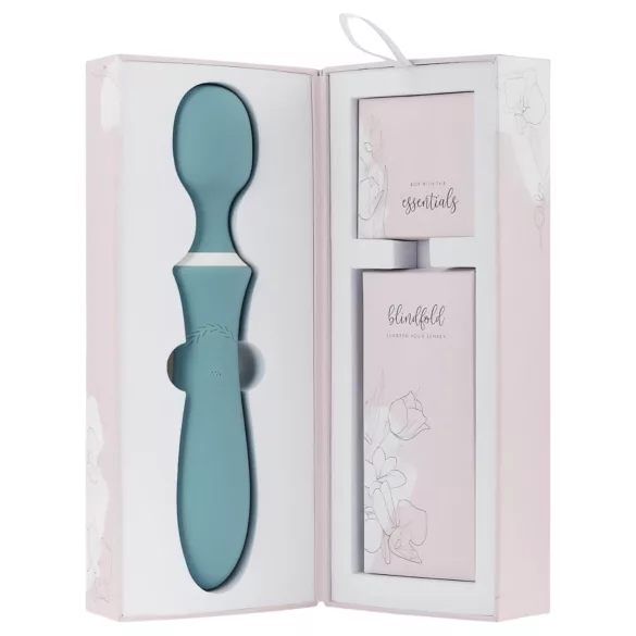 Bloom Orchid Wand - masažni vibrator - polnjenje USB - turkizna