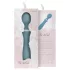 Bloom Orchid Wand - masažni vibrator - polnjenje USB - turkizna