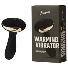 Teazers - analni vibrator z grelno funkcijo - črna