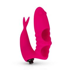 Easytoys Finger - vibrator za prste 2v1 (roza)