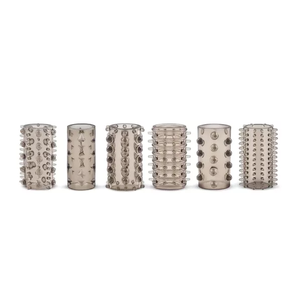 Easytoys - set penisnih obročkov - siva - 6 kosov