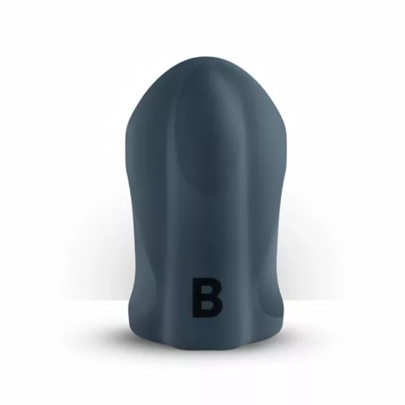 Boners - masturbator za moške z vibracijo in odprto zasnovo - sivi