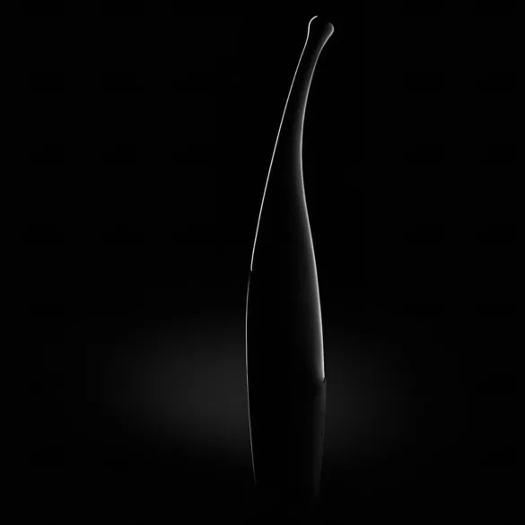 Senzi - polnilni vibrator za klitoris - vodoodporen - črn