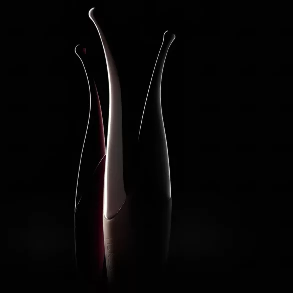 Senzi - polnilni vibrator za klitoris - vodoodporen - črn