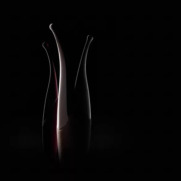 Senzi - vibracijski stimulator za klitoris - vodoodporen, akumulatorski - rdeč