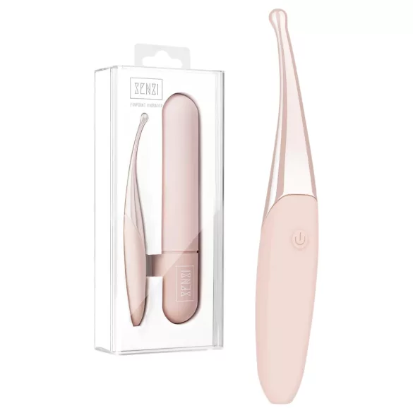 Senzi - klitoralni vibrator - polnjenje USB, vodoodporen - roza