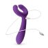 Easytoys Couple - vibrator za pare - polnjenje USB - vodoodporen - vijoličen