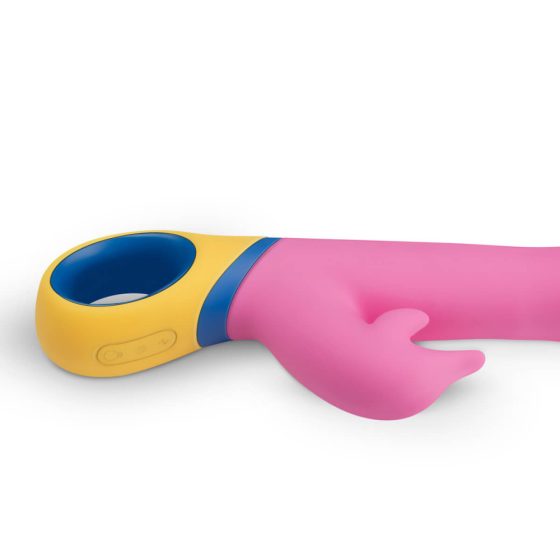 PMV20 Kopiraj Dolphin - brezžični vibrator z vrtljivo glavo in ročajem (roza)