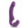 Easytoys - akumulatorski strap-on vibrator brez pasu - vijoličen