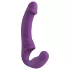 Easytoys - akumulatorski strap-on vibrator brez pasu - vijoličen