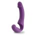 Easytoys - akumulatorski strap-on vibrator brez pasu - vijoličen