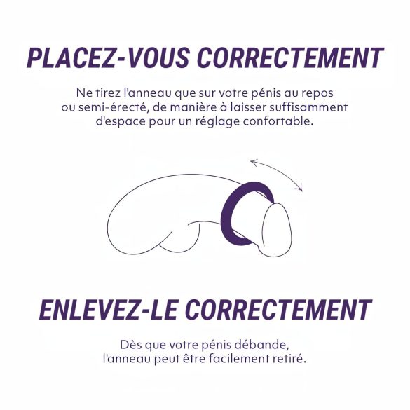 Boners - vibracijski erekcijski obroč - polnilni, vodoodporen - sivi