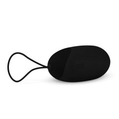   Easytoys - Vodoodporno vibrirajoče jajce, ki se napaja z baterijo in je radijsko vodoodporno (črno)