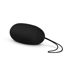   Easytoys - Vodoodporno vibrirajoče jajce, ki se napaja z baterijo in je radijsko vodoodporno (črno)