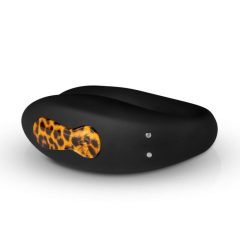   Panthra Zuna - vodoodporni vibrator na baterije (leopardja črna)