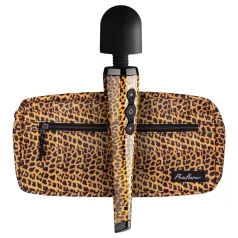   Panthra Shaka Wand - masažni vibrator na baterijo - leopard črna