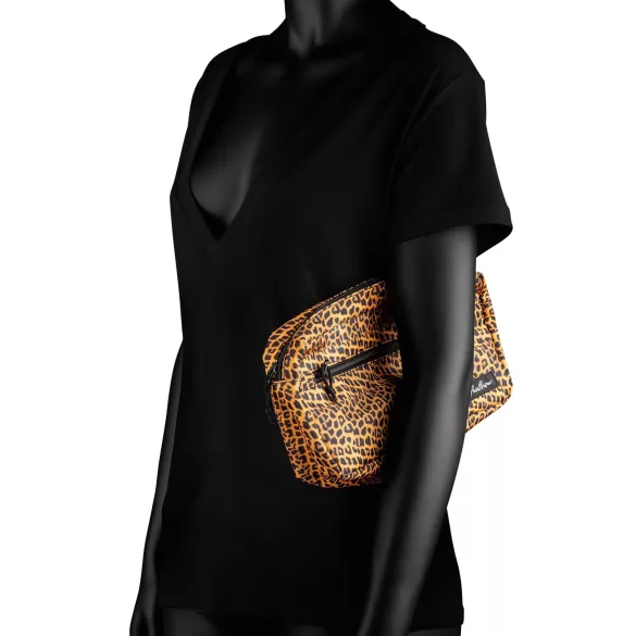 Panthra Shaka Wand - masažni vibrator na baterijo - leopard črna