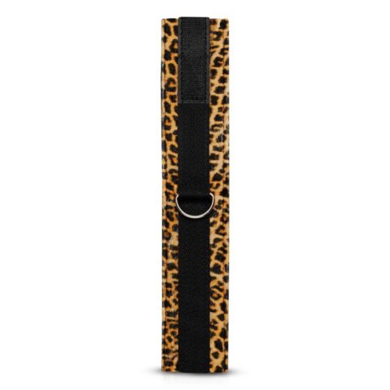 Panthra Gato - komplet za vezanje z vibratorjem (8 kosov) - leopardja črna