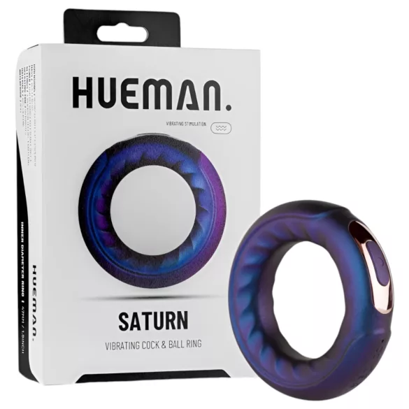 Hueman Saturn - vibracijski obroč za penis