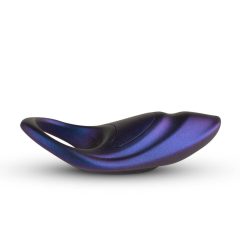   Hueman Neptune - Vodoodporen, radijski vibracijski obroček za penis (vijoličen)
