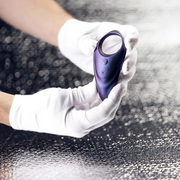 Hueman Neptune - vodoodporen vibracijski obroček za penis - vijoličen