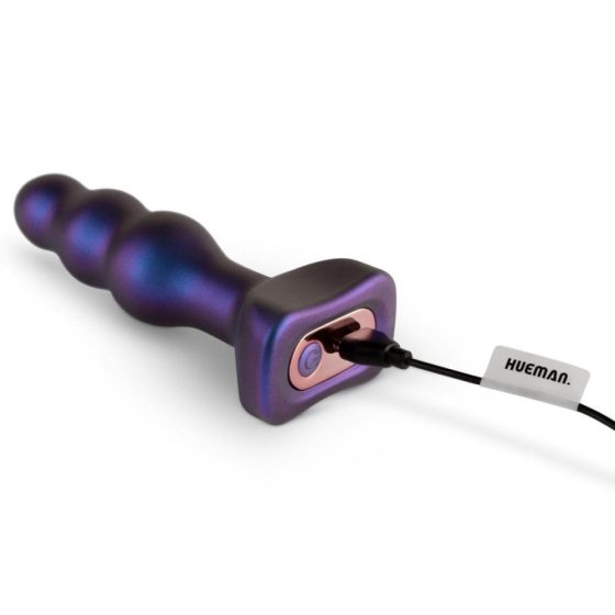 Hueman Space Inveder - vodoodporni analni vibrator na baterije (vijolična)