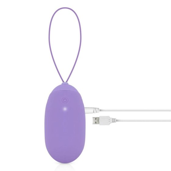 LUV EGG XL - radijsko vibrirajoče jajce za polnjenje (vijolično)