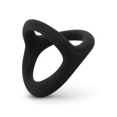   Easytoys Desire Ring - prilagodljiv obroček za penis in moda (črn)