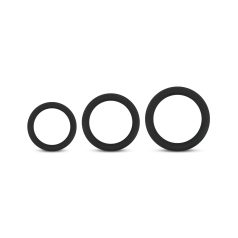 Easytoys - set erekcijskih obročkov - 3 deli - črna