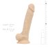 Real Fantasy Ashton - realistični dildo s modami - 20,5 cm - naravna barva